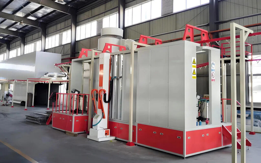 Powder coating booths, Powder spray booths
