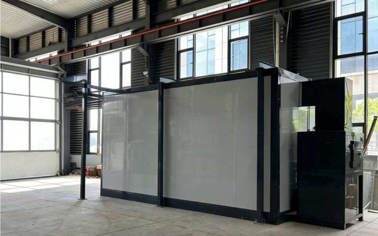 Manual powder coating line, Semi-automatic painting machine