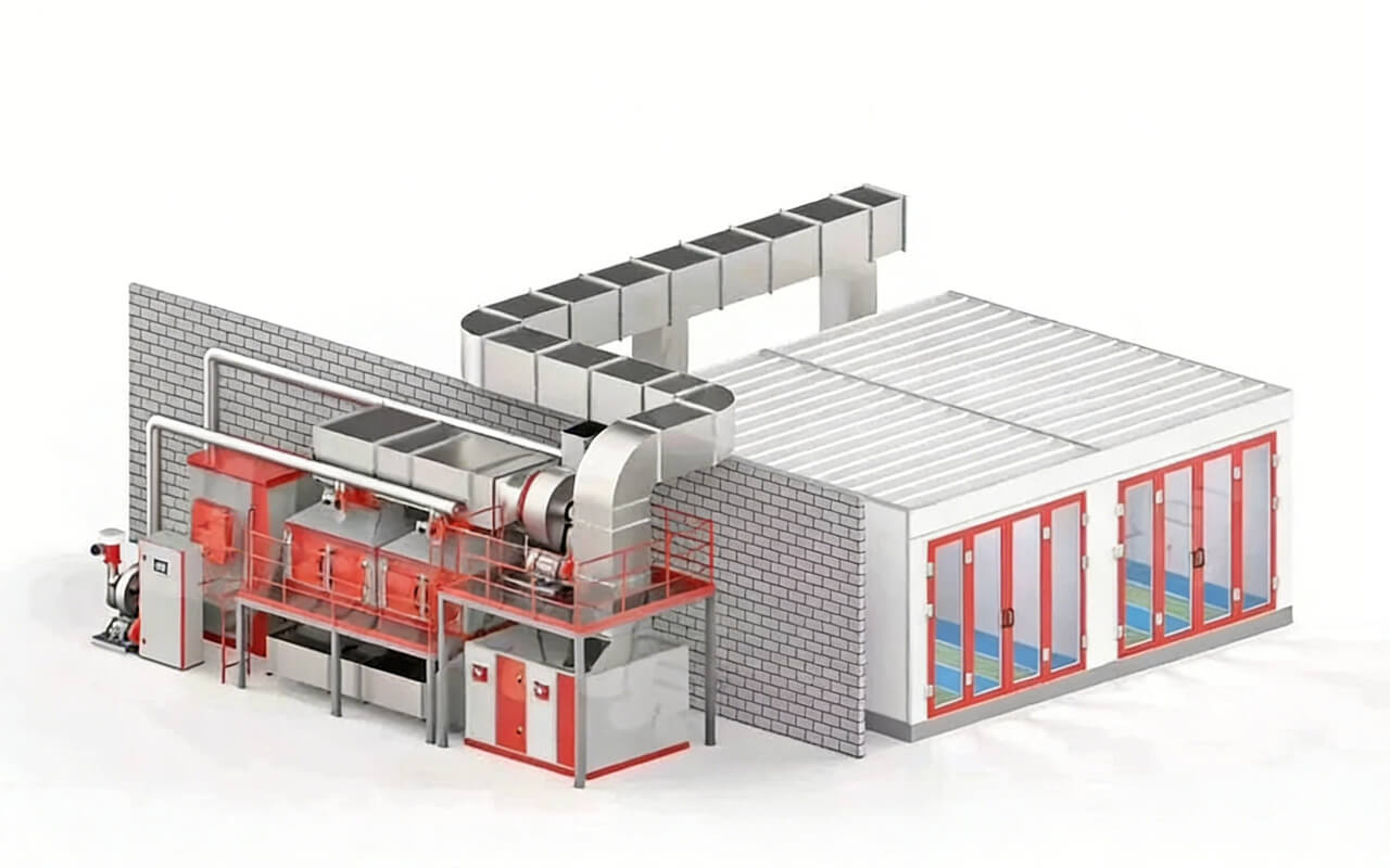 Box-Type Sandblasting Room and Paint Spray Booth Design