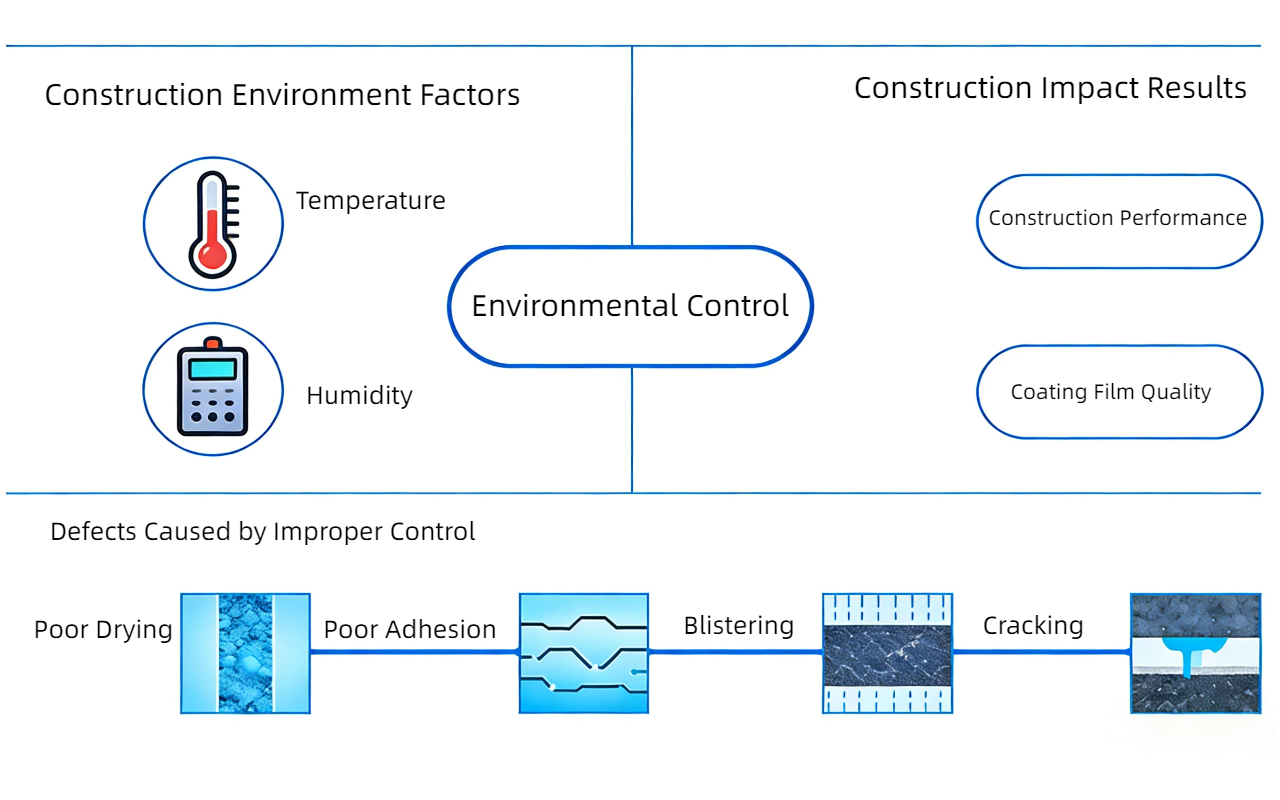 The Impact of Temperature and Humidity on Water-Based Paint Application and Film Quality