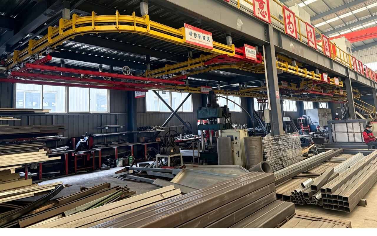 Power&Free Powder Coating Line for Racks