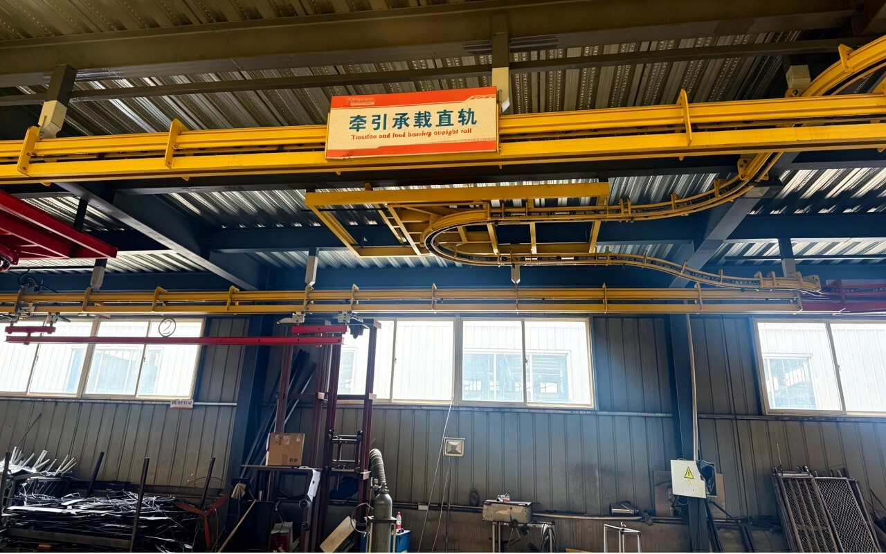 power & free overhead conveyor system