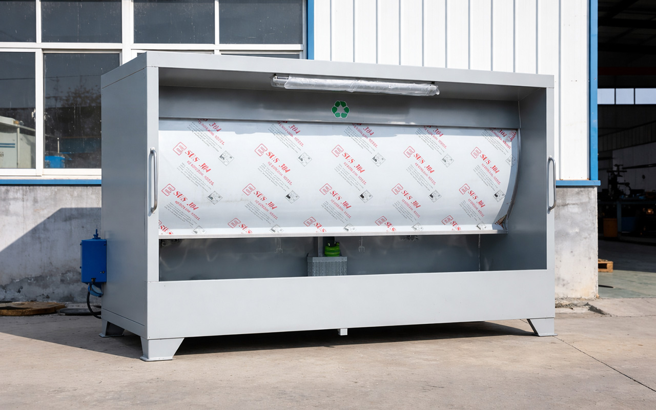 water curtain spray booth