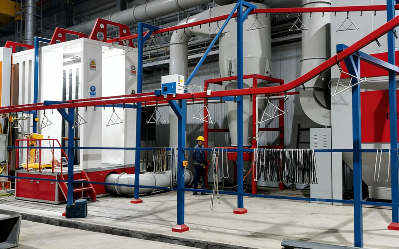 Large-Cyclone Stainless Steel Powder Coating Spray Booth