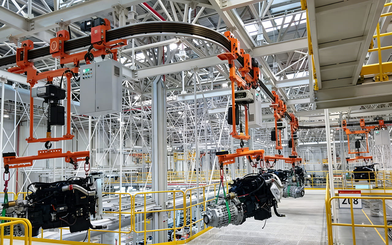 Self-Propelled Hoist Conveyor E-Coating Line