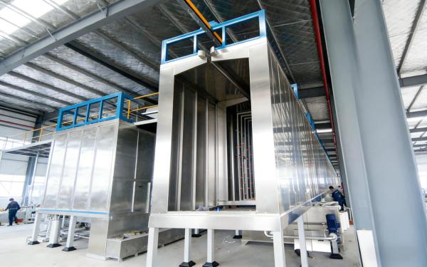 Spray pre-treatment systems for Aluminum Profile