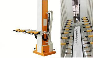 Electrostatic spraying reciprocating machine 