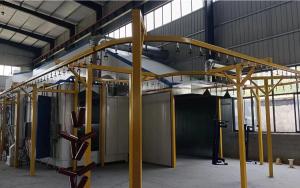 manual powder coating line