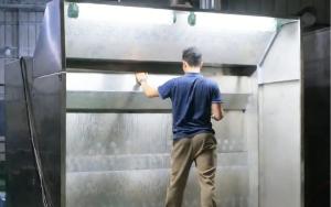 waterfall / water curtain spray booths