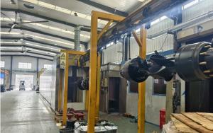 robot paint machine for auto parts