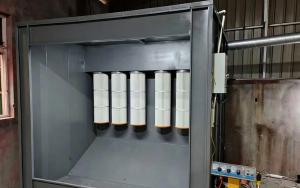 Filtration for powder coating processes