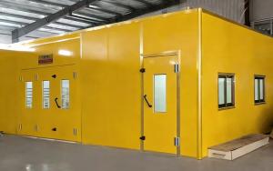 Compact painting booths and drying booths
